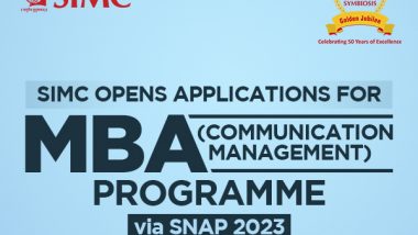 Business News | SIMC Opens Applications for MBA (Communication ...