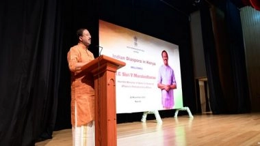World News | Kenya: MoS Muraleedharan Interacts with Indian Community, Appreciates Their Contribution