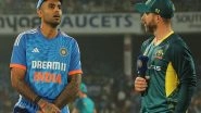Sports News | Indian Skipper Suryakumar Wins Toss, Opts to Bowl First Against Australia in 1st T20I