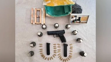 India News | J-K: Security Forces Recover One of Biggest Hauls of Quadcopter-dropped Warlike Stores in Akhnoor Sector