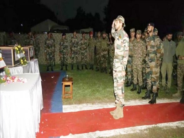 India News | Rajouri Encounter: Five Fallen Soldiers Accorded Sombre Farewell - Vimarsana News