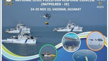 India News | 9th Edition of National Level Pollution Response Exercise Kicks off in Gulf of Kutch