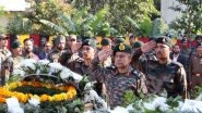 India News | Senior Officers Pay Homage to Five Army Personnel Who Lost Their Lives in Rajouri Encounter