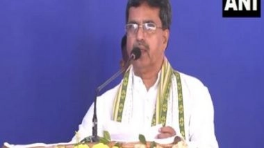 India News | Tripura CM Manik Saha Unveils Statue of Maharaja Bir Bikram Kishore Manikya