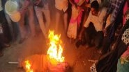India News | Tamil Nadu Congress Committee Scheduled Caste Wing Workers Burn Khusbu Sundar's Effigy over 'Cheri Language' Remark