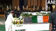 India News | Bengaluru: Karnataka Governor, CM Pay Tributes to Rajouri Martyr Captain MV Pranjal, 50 Lakh Compensation Announced