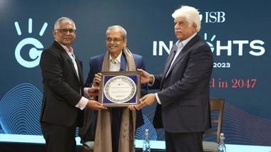 Business News | Kris Gopalakrishnan Bestowed with ISB Research Catalyst Award