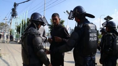 World News | Nepal Police Increases Security, Uses Sniffer Dogs Around Pro-monarchy Protest Site