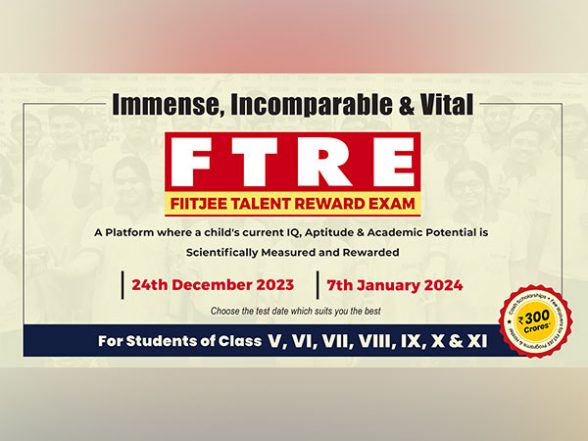 Business News | Discover the Path to Excellence: FIITJEE Talent Reward Exam (FTRE) To Evaluate and Foster the True Potential of Students - Vimarsana News