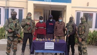 India News | J-K:  3 Lashkar-e-Taiba Terrorist Associates Arrested in Baramulla