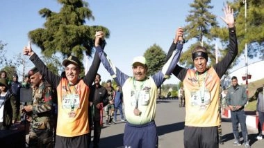 India News | Meghalaya: Three NDA Coursemates of Batch 67 Script History at Assam Rifles Hill Half Marathon