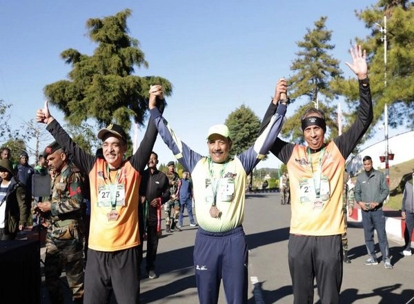 India News | Meghalaya: Three NDA Coursemates of Batch 67 Script History at Assam Rifles Hill Half Marathon