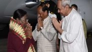 India News | President Droupadi Murmu Arrives in Bhubaneswar for 2-day Visit to Odisha