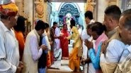 India News | Vasundhara Raje Visits Banswara's Tripura Sundari Temple, Performs Puja with BJP Candidates