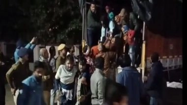 India News | 33 Passengers Injured as Bus Overturns in Rajasthan's Pratapgarh