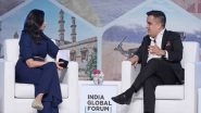 World News | UAE: Gujarat Home Minister Attends India Global Forum, Opens on Business Opportunities in Gujarat