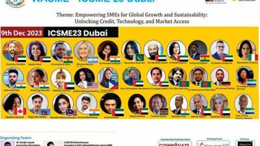 Business News | Empowering Small and Medium-sized Enterprises (SMEs) Worldwide: ICSME 2023 Set to Shape the Future