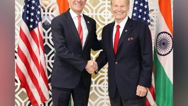 World News | US Envoy Eric Garcetti Welcomes NASA Administrator Bill Nelson in India