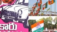 India News | Campaigning Ends for Telangana; KCR Seeks to Create History as BJP Guns for His Ouster, Congress Sees Momentum in Its Favour
