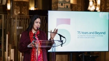 World News | Budapest: Meenakashi Lekhi Addresses Conference on 75 Years of India-Hungary Relations