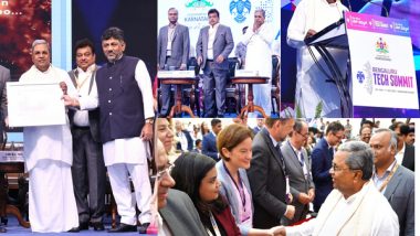 Business News | Siddaramaiah Sells Karnataka's Tech Prowess at Bengaluru Tech Summit 2023