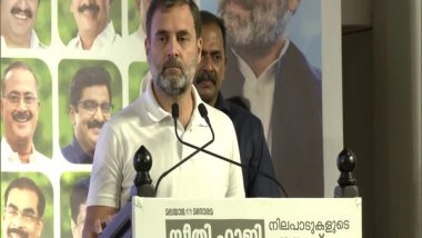 India News | Kerala: Rahul Gandhi Attends Book Launch Event Featuring Speeches by Late P Seethi Haji at Kozhikode
