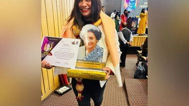 Business News | Gohoarding's Founder Deepti Awasthi Sharma Recognized by Indira Gandhi National Youth Congress Women Entrepreneur Award