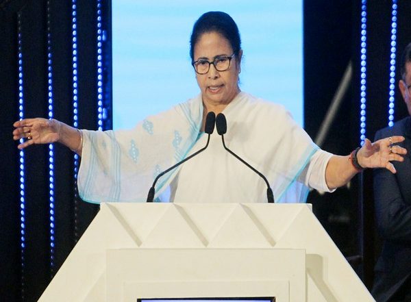 India News | WB: Mamata Rails Against Centre, Claims It is Sitting on Dues of 21 Lakh People; BJP Hits Back