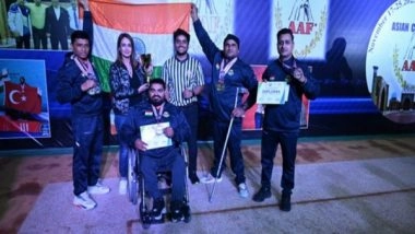 Sports News | Asian Armwrestling Cup 2023: Indian Armwrestlers Win 9 Medals