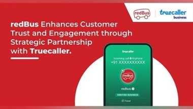 Business News | RedBus Partners with Truecaller to Enhance Customer Trust and Engagement