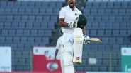 Sports News | Shanto's Unbeaten Ton Puts Bangladesh in Driver's Seat Against New Zealand on Day 3 of 1st Test