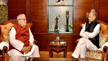 India News | Rajasthan CM Gehlot Meets Governor Kalraj Mishra in Jaipur