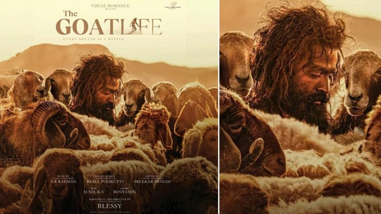 Aadujeevitham: Prithviraj Sukumaran–Blessy’s Survival Drama To Hit the Big Screens on April 10, 2024 (Watch Video)