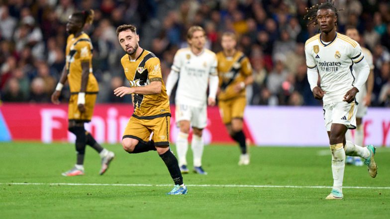 Real Madrid 0–0 Rayo Vallecano, La Liga 2023–24: Los Blancos Held to a Goalless Draw at Santiago Bernabeu (Watch Video Highlights)