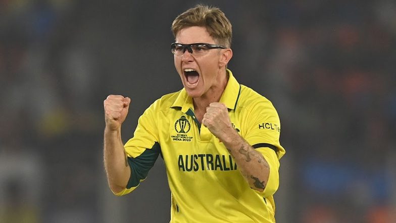 Adam Zampa Equals Muttiah Muralitharan’s Record of Most Wickets by a Spinner in a Single Edition of World Cup, Achieves Feat During IND vs AUS CWC 2023 Final