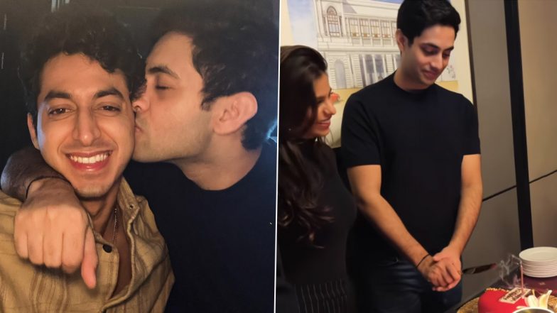 Agastya Nanda Celebrates Birthday With Rumoured GF Suhana Khan and The Archies Gang (View Pics & Video)