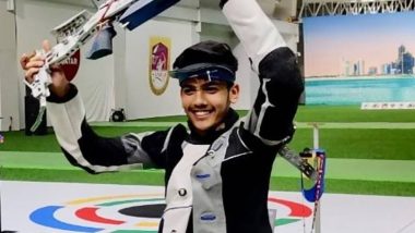 Asian Shooting Championship 2023: Aishwary Pratap Singh Tomar Wins Gold Medal in Men’s 50m Rifle 3 Positions Event