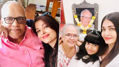 Aishwarya Rai Bachchan Remembers Dad Krishnaraj Rai on His Birth Anniversary, Shares Pics Featuring Daughter Aaradhya and Mom Brinda Rai