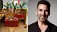 Diwali 2023: Akshay Kumar Misses Dhanteras Pooja, but Is &lsquo;Proud&rsquo; As His Team Goes &lsquo;Vocal for Local&rsquo; on the Auspicious Occasion (View Pic)
