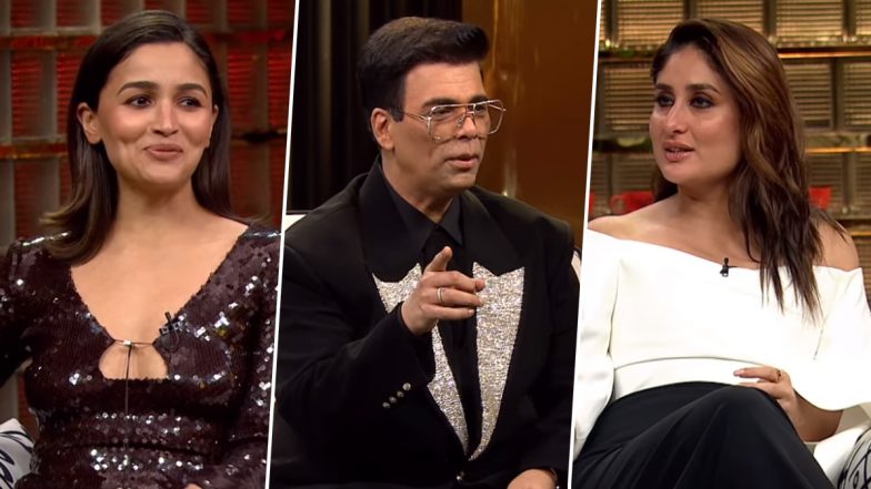 Koffee With Karan Season 8 Ep 4: From Alia Bhatt Addressing Ranbir Kapoor's 'Toxic' Tag to Kareena Kapoor's Tiff With Ameesha Patel - Check Top 5 Highlights From Latest Episode!