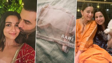 Alia Bhatt Shows Off Priceless Diwali Moments With Hubby Ranbir Kapoor and Sister Shaheen Bhatt in Her Recent Photo Dump (View Pics)