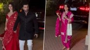 Kareena Kapoor Khan-Saif Ali Khan's Diwali Party: Ranbir Kapoor-Alia Bhatt, Sara Ali Khan, Ibrahim Ali Khan, Neetu Kapoor, and More Celebs Serve Ethnic Glam at the Star-Studded Bash (Watch Videos)