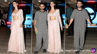 Ananya Panday and Orry Arrive in Style at Sara Ali Khan’s Diwali Party! See Pics and Videos of the BFFs Posing Together for Paparazzi