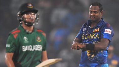 'Disgraceful from Shakib and Bangladesh' Angelo Mathews Reacts to His 'Timed Out' Dismissal in BAN vs SL ICC Cricket World Cup 2023 Match