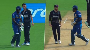Trent Boult, Kane Williamson Tease Angelo Mathews for His Timed Out Dismissal in Last Match During NZ vs SL ICC World Cup 2023, Video Goes Viral!