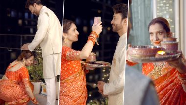 Karwa Chauth 2023: Ankita Lokhande and Vicky Jain Share Glimpse of Karwa Chauth, As They Celebrate Love and Imperfections (Watch Video)