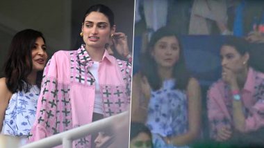 ICC Cricket World Cup 2023: Anushka Sharma and Athiya Shetty Spotted on Stands Enjoying IND vs AUS Final Match (View Pics)