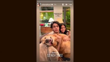 Aryan Khan Birthday: Suhana Khan Sends Heartfelt Wishes To 'Big Brother and Best Friend' on His Special Day (View Pic)