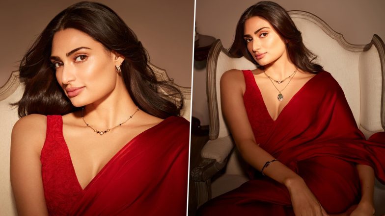 Karwa Chauth 2023: Athiya Shetty Flaunts Her ‘Timeless’ Mangalsutra on Her First Karwa Chauth; KL Rahul Is All Hearts for It (See Pics)