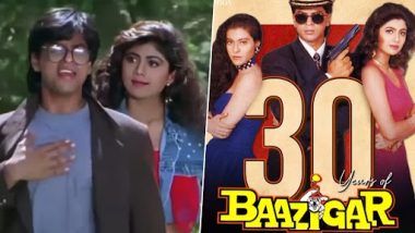 Baazigar Clocks 30 Years: Shilpa Shetty Pens a Heartfelt Note, Calls Herself 'Forever' Shah Rukh Khan Fan (Watch Video)